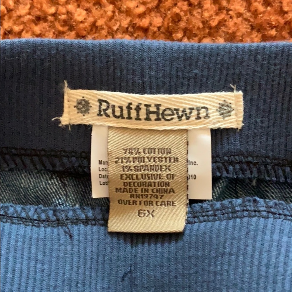 NWT Ruff Hewn jeans 6x - Picture 5 of 6